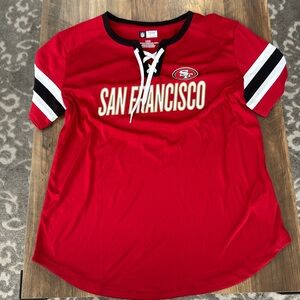Women’s 49ers top.